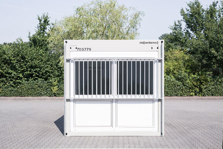 Container med gittervindue