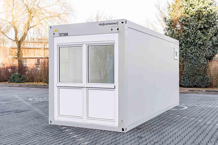 Fritstående boligmodul – vinduessiden