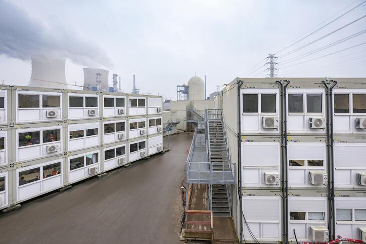 Flere modulanlæg ved siden af hinanden