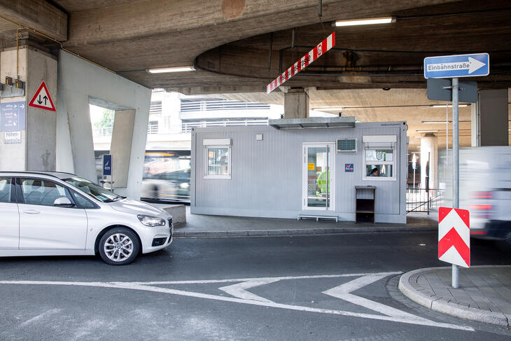 Portvagtmodul ved Düsseldorfs lufthavn