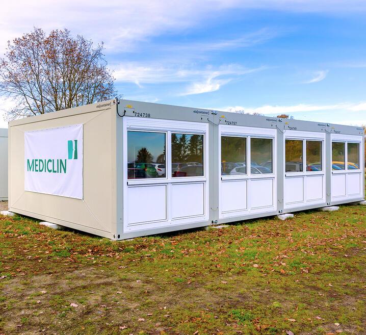 ELA container for the expansion of the Mediclin Seepark Klinik