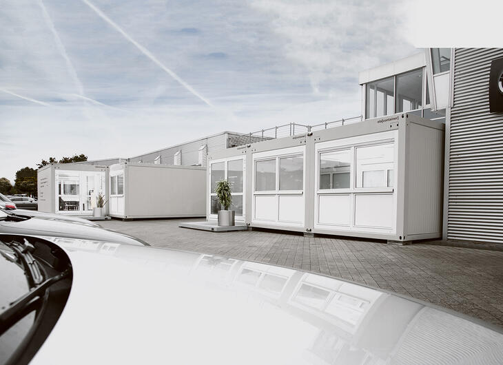 ELA Container - Fahrzeugvermittlung in hochwertiger Containeranlage