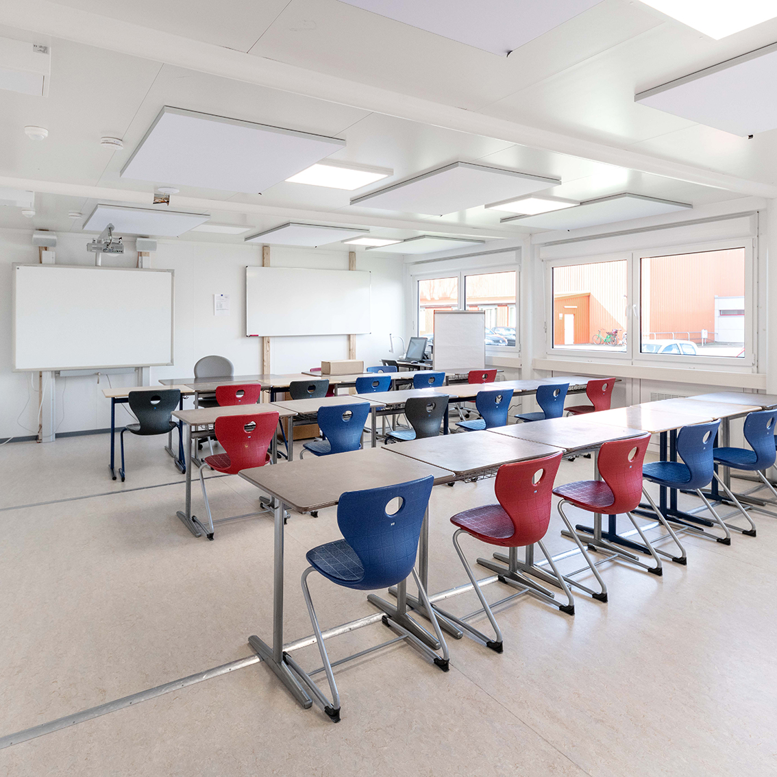 Salles de classe en conteneurs