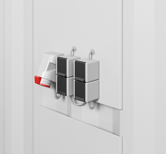 ELA Container - Prises murales et courant électrique dans les conteneurs de stockage pour une alimentation électrique sûre