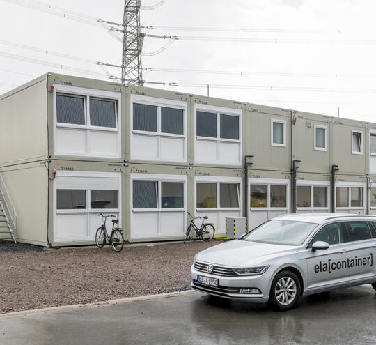 ELA construit un ensemble de conteneurs pour assurer la transition pendant la phase de rénovation dans le secteur industriel