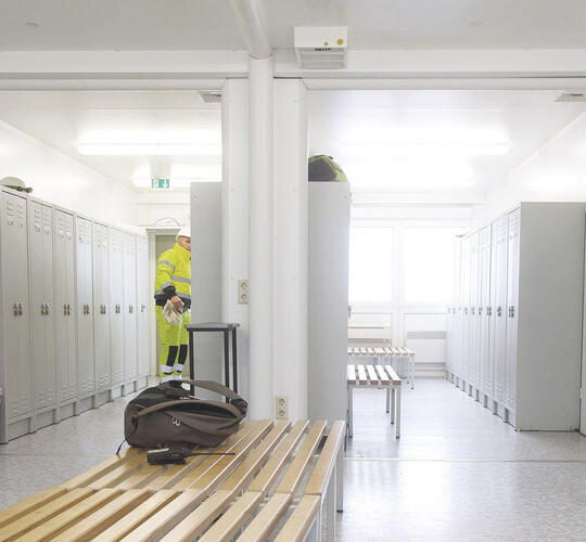 ELA Container - Vestiaire blanc