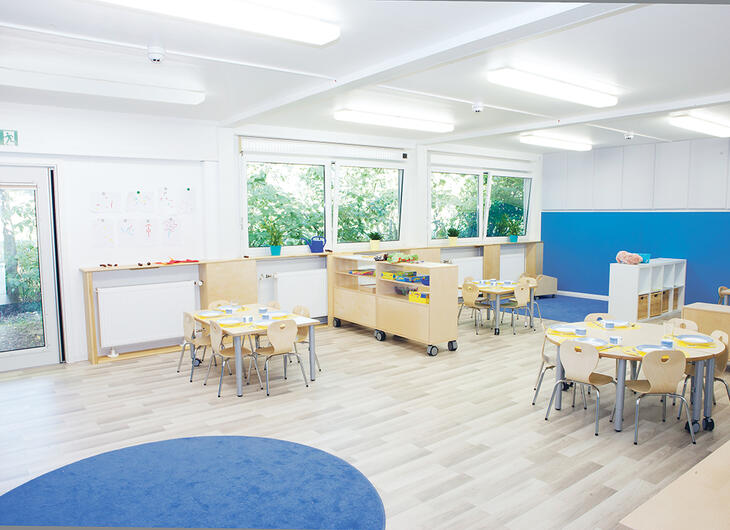 ELA Container - Salle polyvalente pour enfants