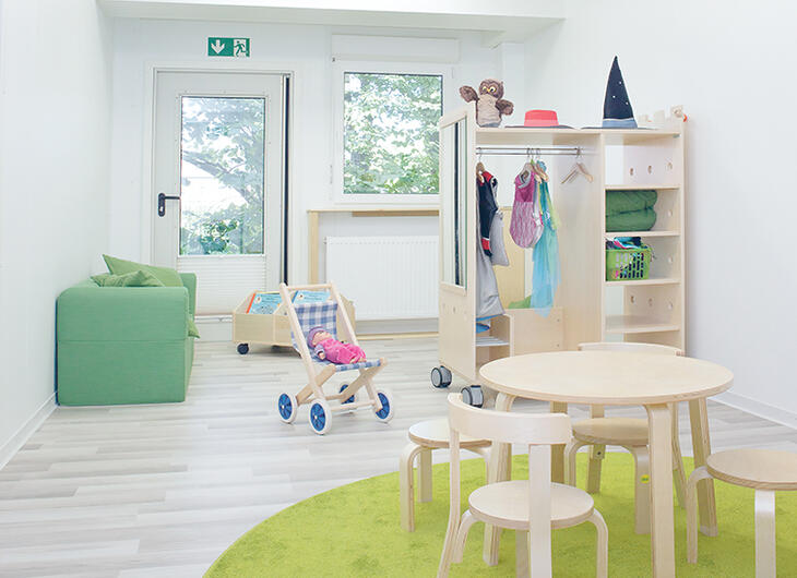 ELA Container - Crèche Kaarst Salle de jeu