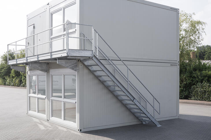 ELA Container - Escalier extérieur et palier