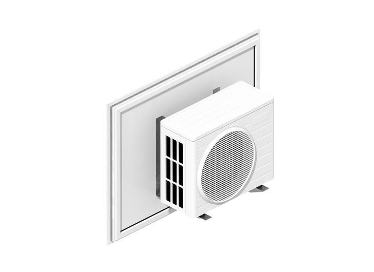 ELA Container - Climatiseur Split Vue extérieure