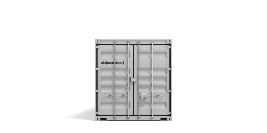 Conteneur de stockage Vue extérieure Avant derrière