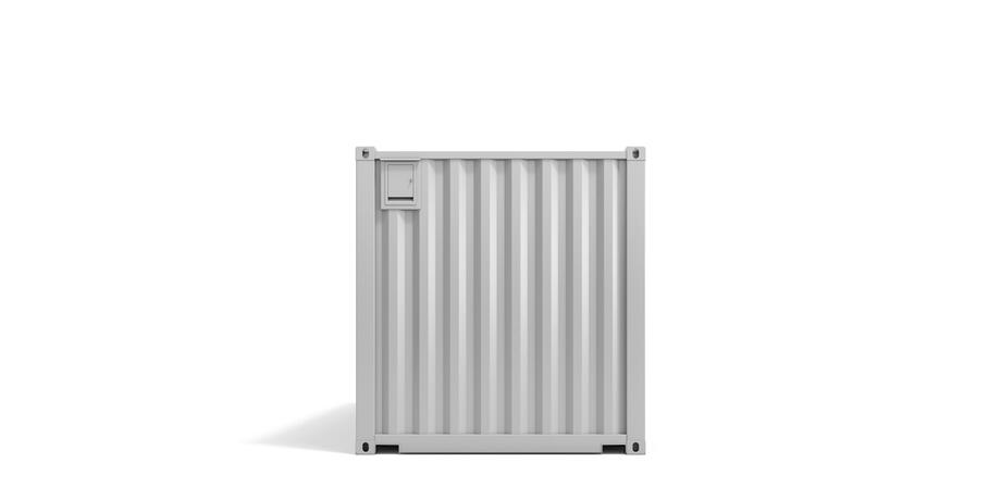 Conteneur de stockage Vue extérieure Avant derrière