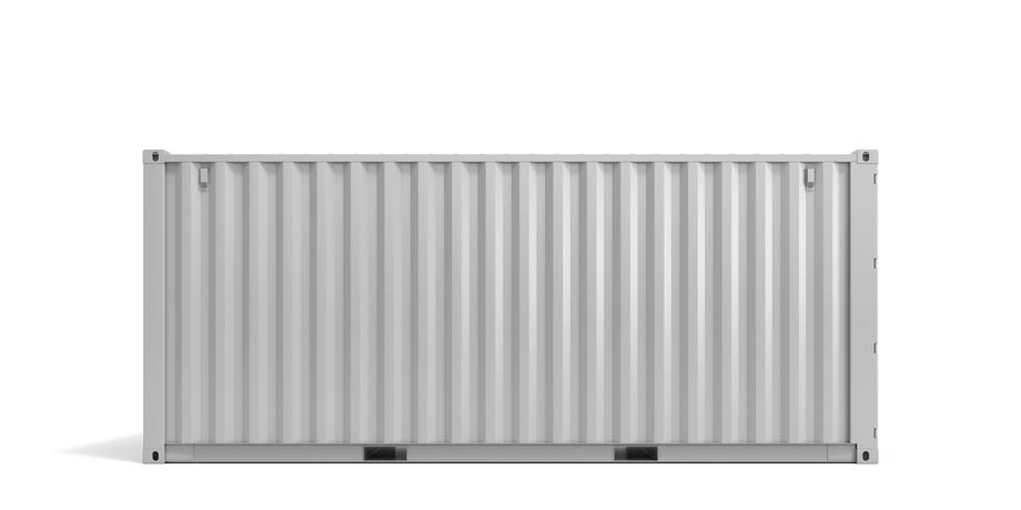 Conteneur de stockage Vue extérieure Avant derrière