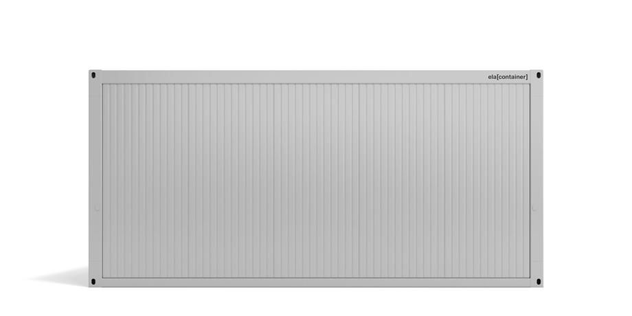 Conteneur de sanitaires Vue Avant avec porte