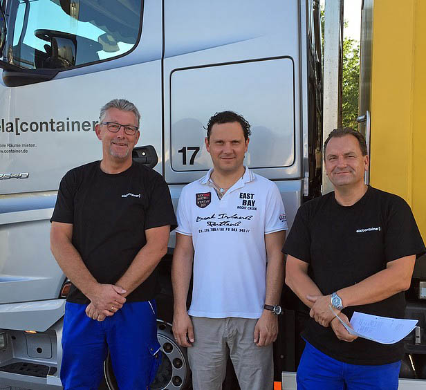 ELA Container - Neue Kollegen aus dem Nachbarland