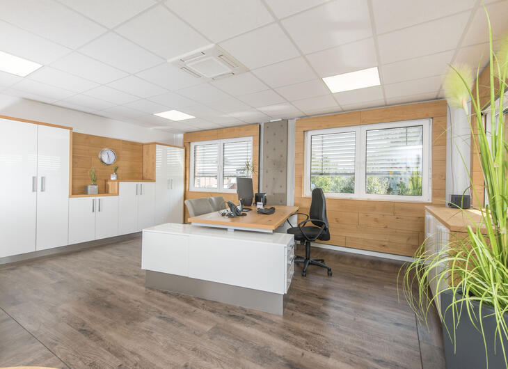 ELA Container - Büro Holzverkleidung