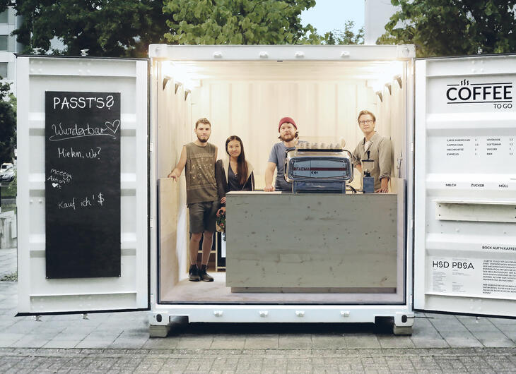 ELA Container - Mobiler Coffee to go Verkaufscontainer