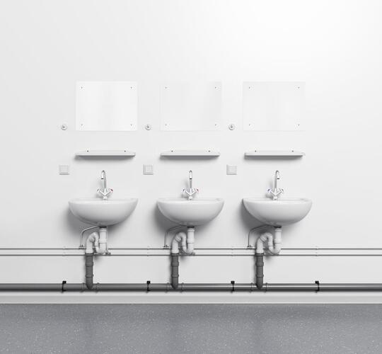 ELA Container - Umywalka z lustrem