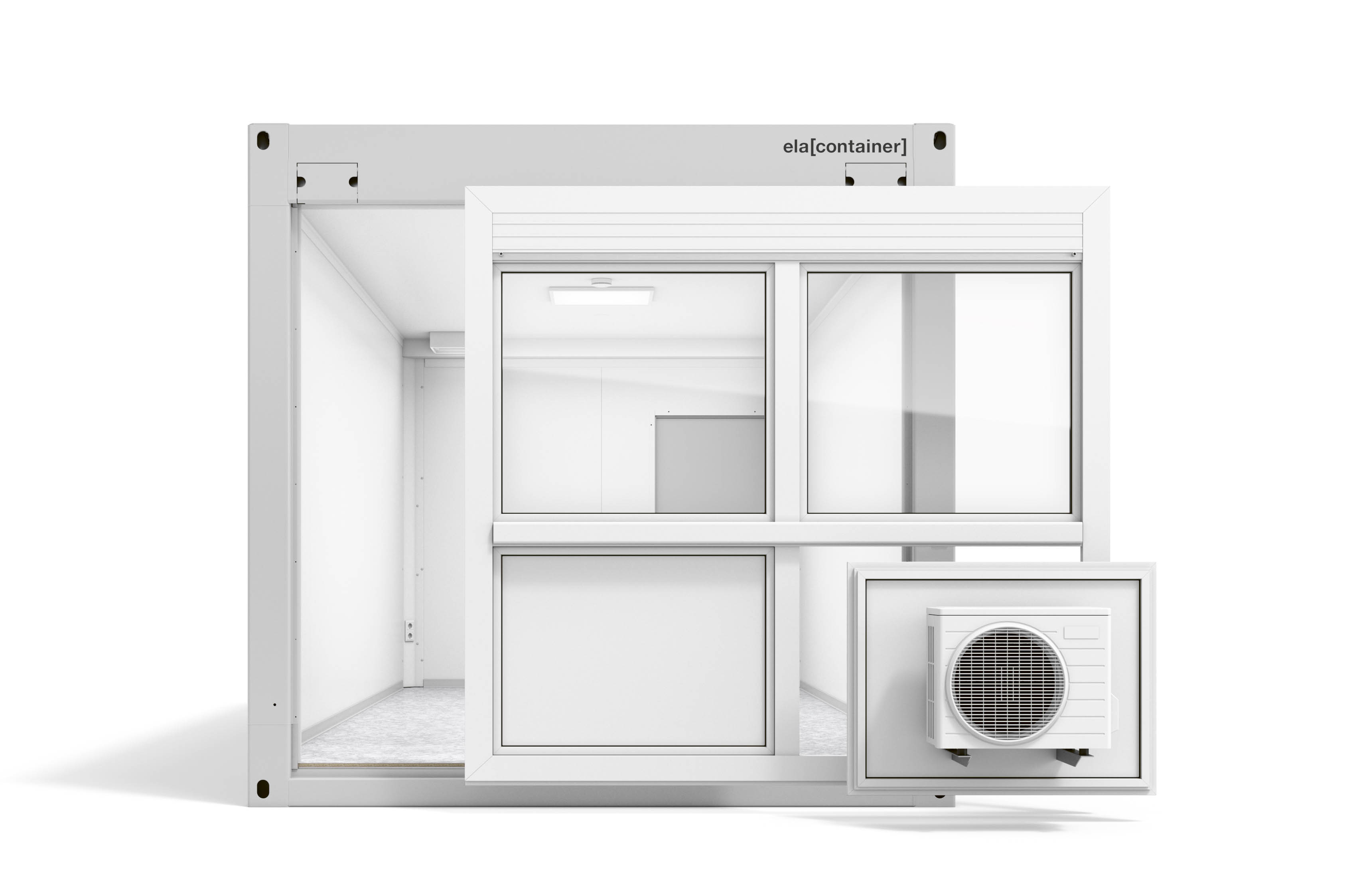 Modul med väggelement framhävda