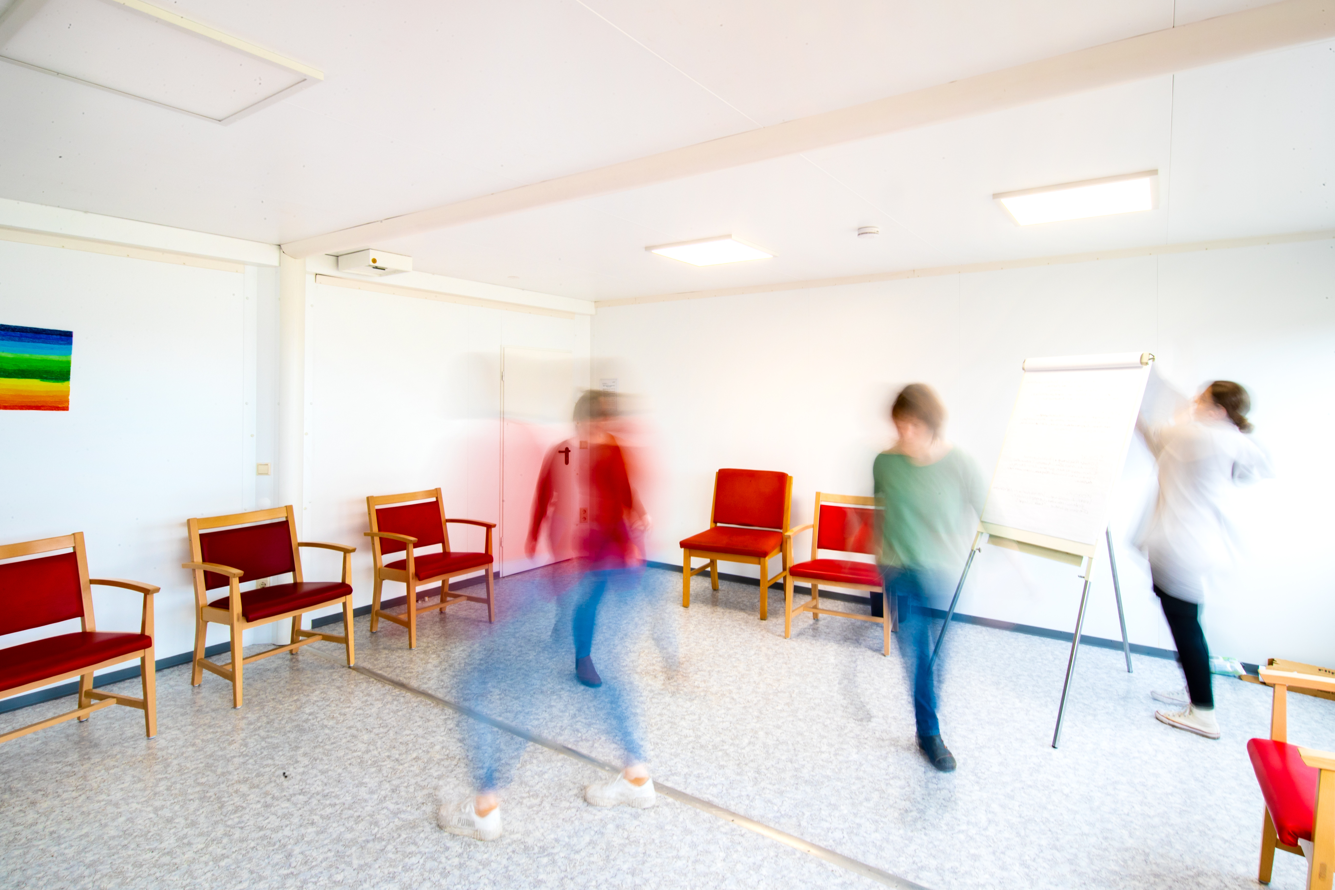 Ljusa lokaler med mycket plats