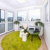 Väntrummet i receptionsbyggnaden