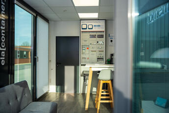 Inrett mobilt showroom