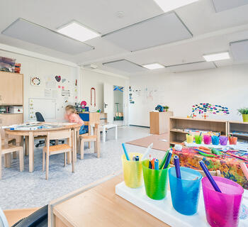 Grupprum i en förskoleklass Salzbergen – ELA Container