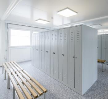 Omklädningsrum i moduler från ELA Container
