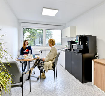 Personalrum med pentry och kaffehörna