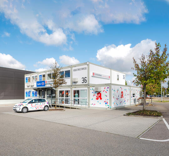 Distributionscentral i mobil modulanläggning – ELA Container