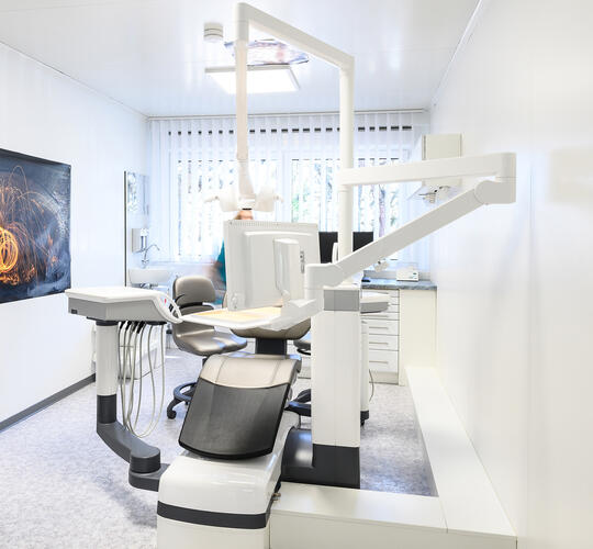 Behandlingsrum i ELA:s modulanläggning - ELA Container