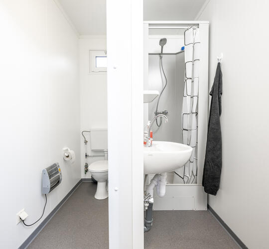 Toalett och dusch från ELA Container
