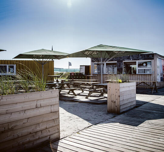 Försäljningslokal direkt på stranden