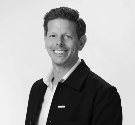 Mattias Lyberg, specialist på byggbaracker i Falkenberg