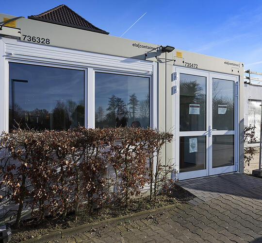 Restaurangmoduler i ljusgrått