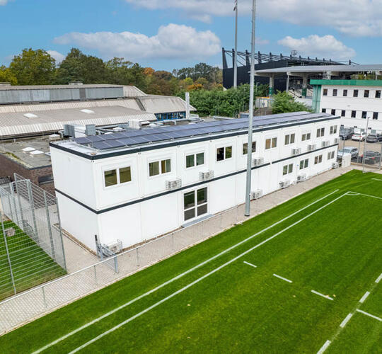 Ny fotbollsakademi i en modern modullösning