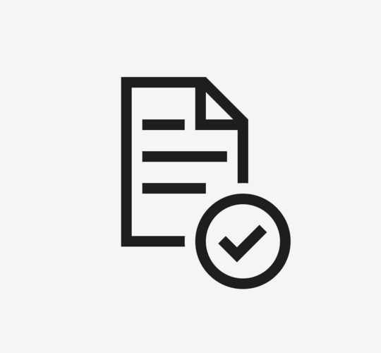 Ikon för certifiering