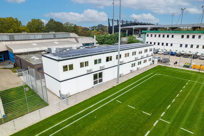 Ny fotbollsakademi i en modern modullösning
