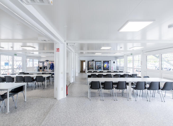 Fikarum och lunchplats i moduler Fikarum och lunchplats i moduler