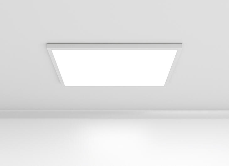 LED-lampa i taket på en modul