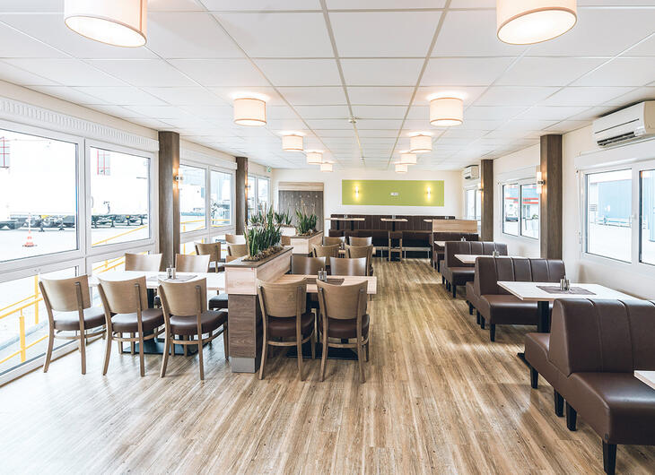 Restaurang i butikscontainer