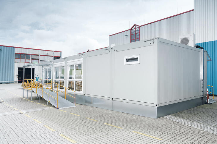 Mobil matplats av moduler – ELA Container