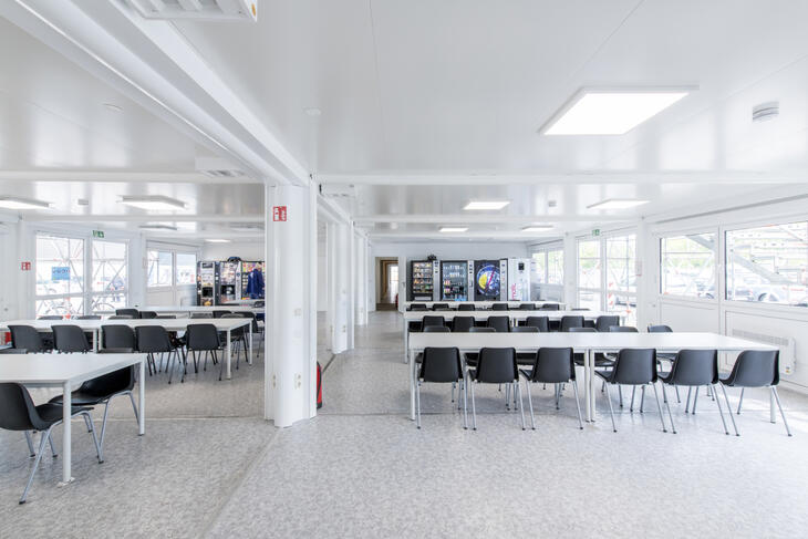 Fikarum och lunchplats i moduler Fikarum och lunchplats i moduler
