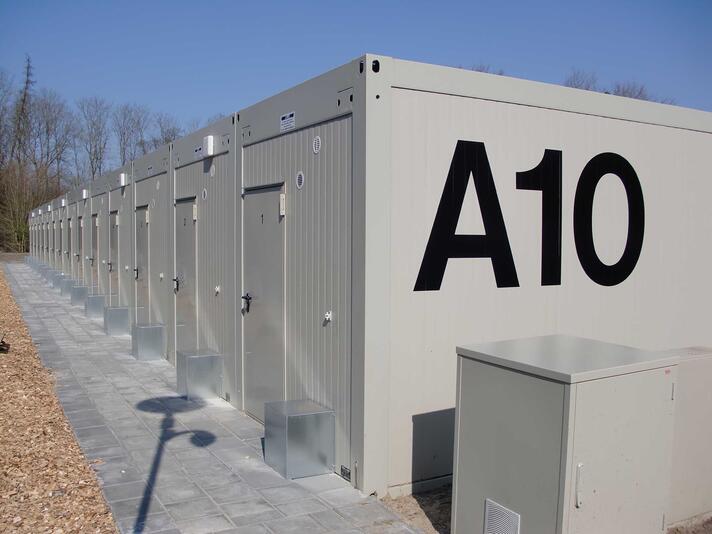 Rad med boendemoduler