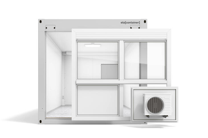 Olika alternativa lösningar på hur en moduls kortsida kan gestaltas