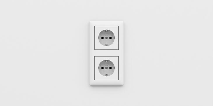 Elkontakter i modulen