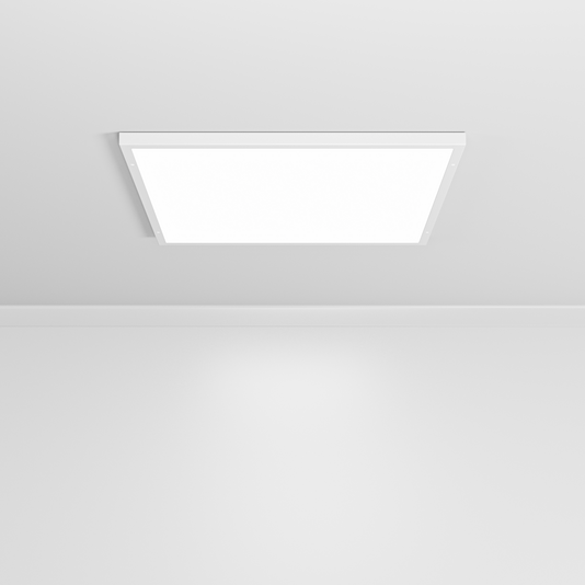 Kvadratiska LED-lampor i modulernas tak