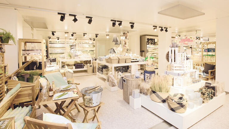 Butikslokal byggd av moduler