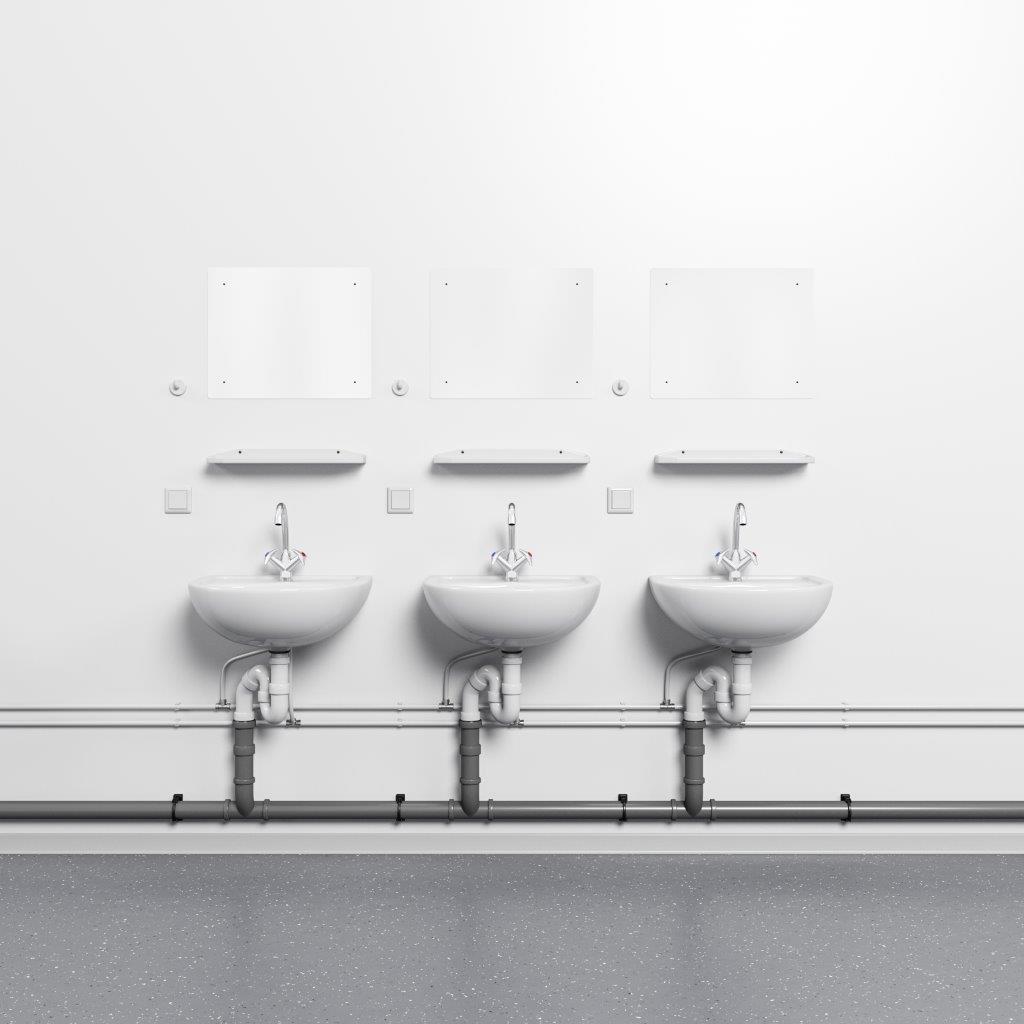 ELA sink with mirror ELA Container - sink with mirror