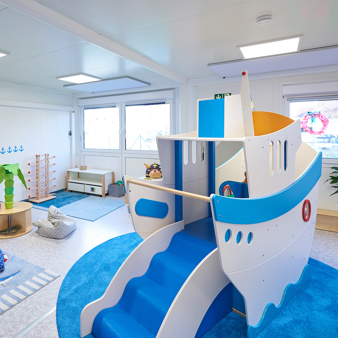 Bright and friendly rooms create a real feel-good space.